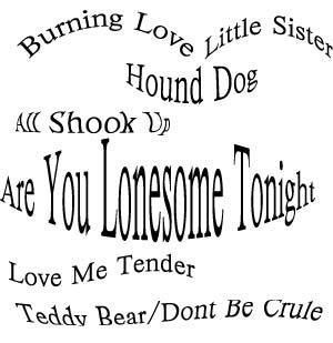 Elvis Song List