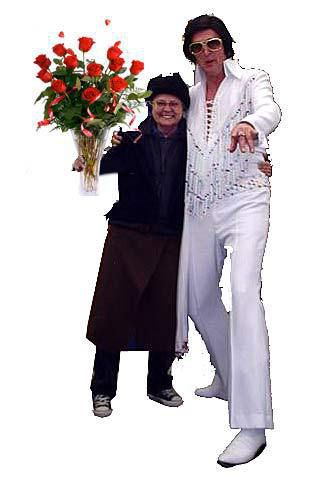 She will Smile when Elvis Show up with Here Flowers