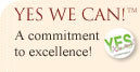 Walter Knoll Florist "Yes We Can" Commitment