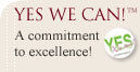 Walter Knoll Florist "Yes We Can" Commitment