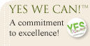 Walter Knoll Florist "Yes We Can" Commitment