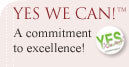 Walter Knoll Florist "Yes We Can" Commitment