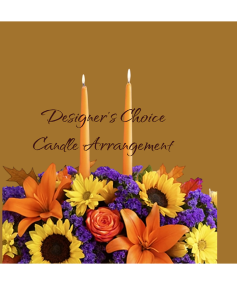 Designer's Choice Candle Arrangment