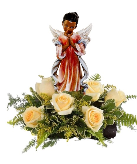 Standing Girl Angel Arrangement