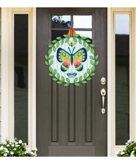 Butterfly Door Decor