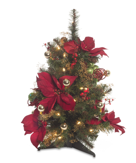 2 Foot Lighted Table Top Tree