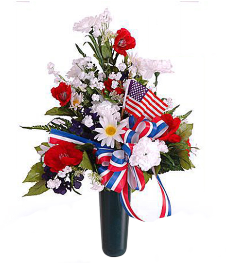 Patriotic Grave Decoration